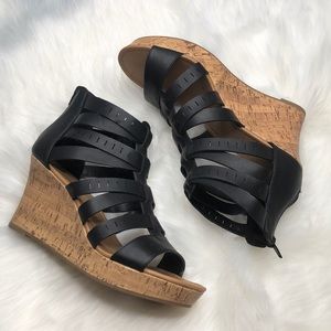 American Eagle Gladiator Wedge Sandals Size 11